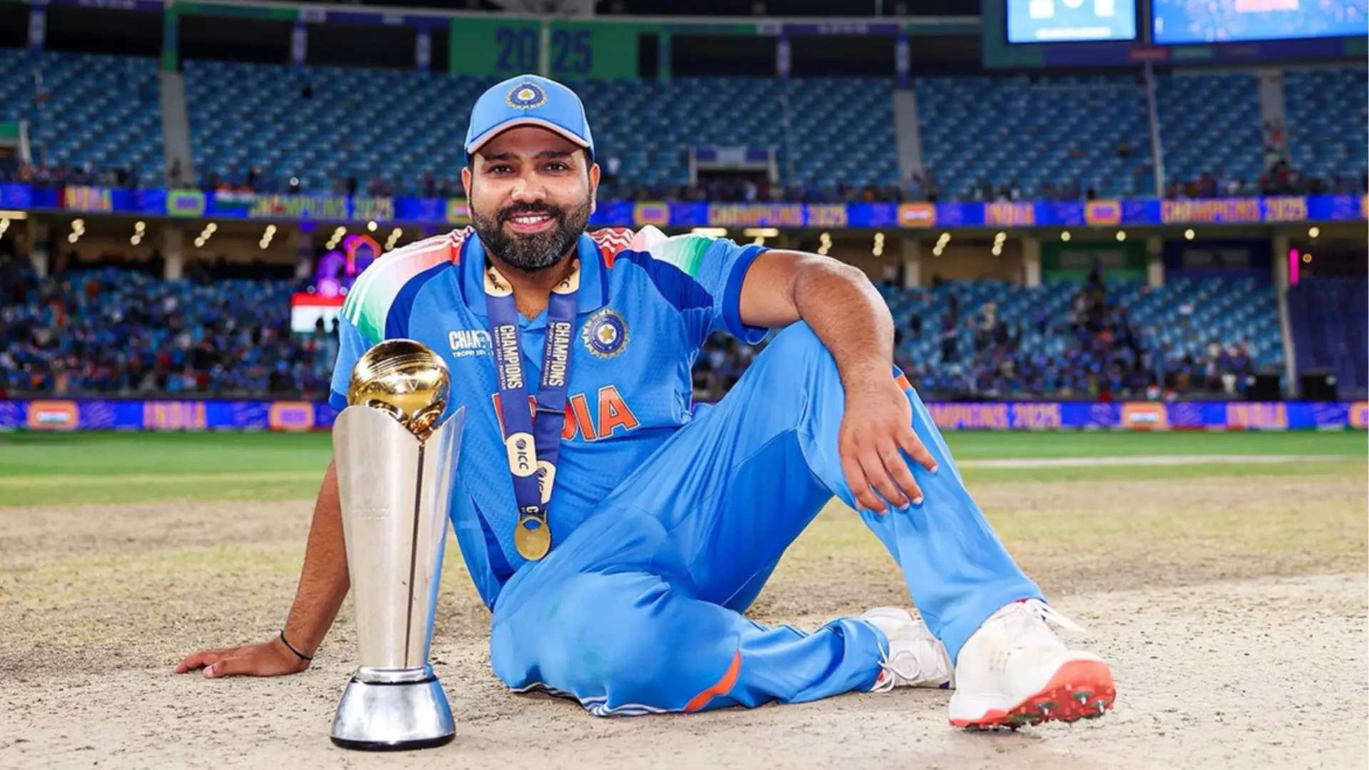 Rohit Sharma celebrates his century in Guwahati ODI.
