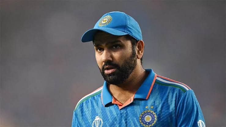 Rohit Sharma celebrates his ODI opener milestone against West Indies.