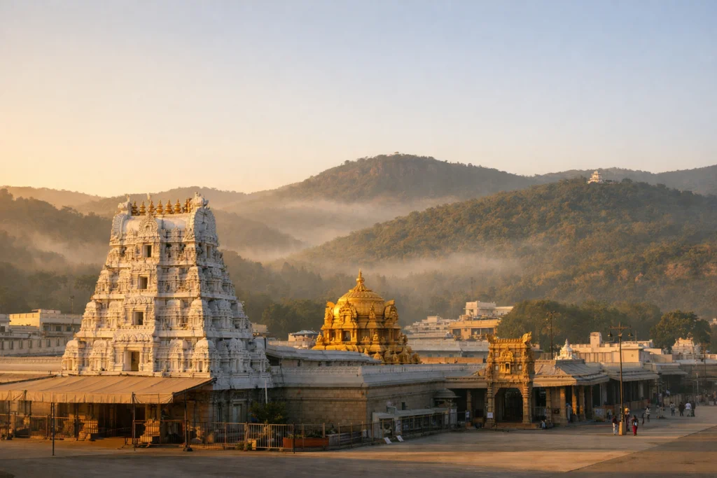 Tirumala Srivari temple devotees waiting for darshan