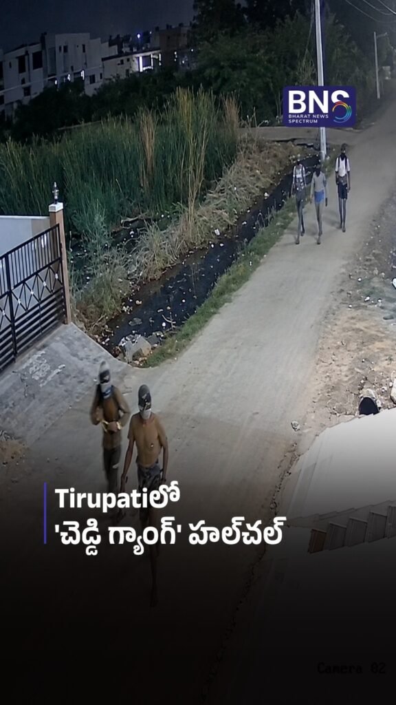 Tirupatiలో ‘చెడ్డి గ్యాంగ్’ హల్‌చల్ | Chaddi Gang’ in Tirupati 