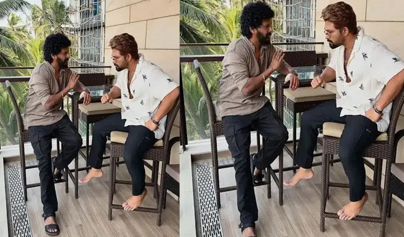 Allu Arjun and Lokesh Kanagaraj together amid AA 23 movie updates.
