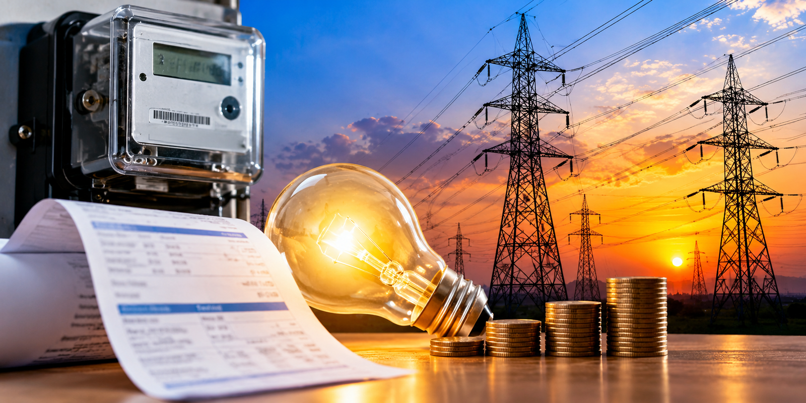 Telangana electricity meter and bill with additional charges