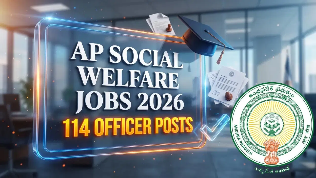 APPSC Welfare Officer recruitment notification for 17 vacancies in Andhra Pradesh.