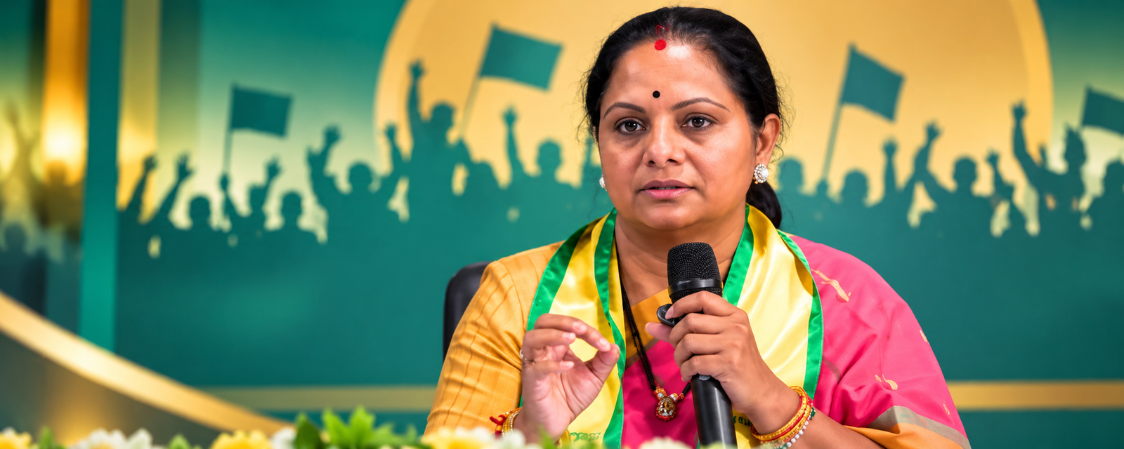 Kalvakuntla Kavitha demands 75 percent ST reservation in Telangana constable jobs.