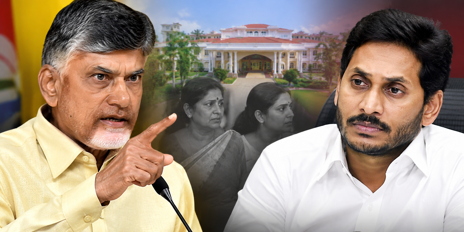 Chandrababu Naidu criticises YS Jagan over family property dispute
