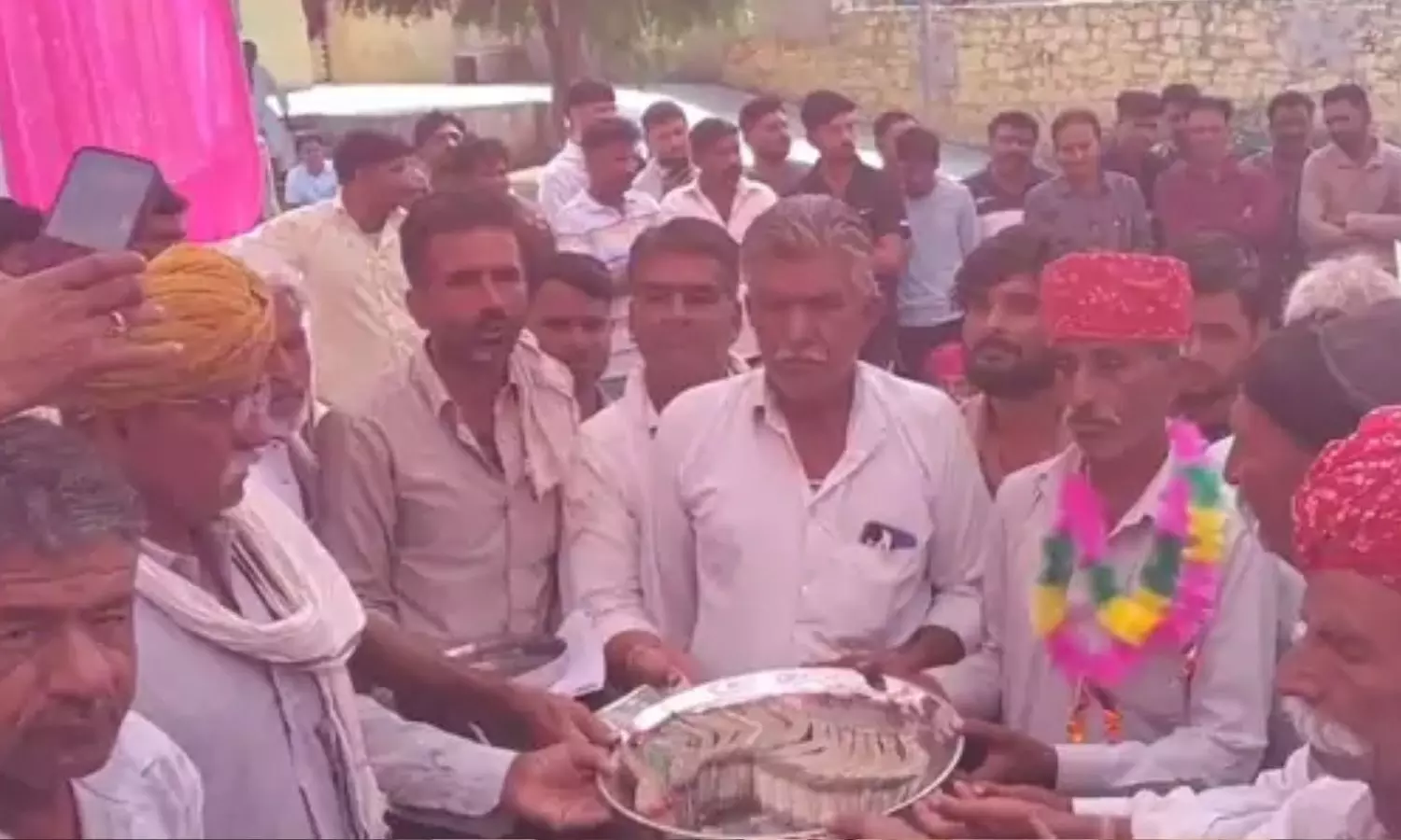 Rajasthan villagers honour Chidi Devi with a Rs 25 lakh donation.