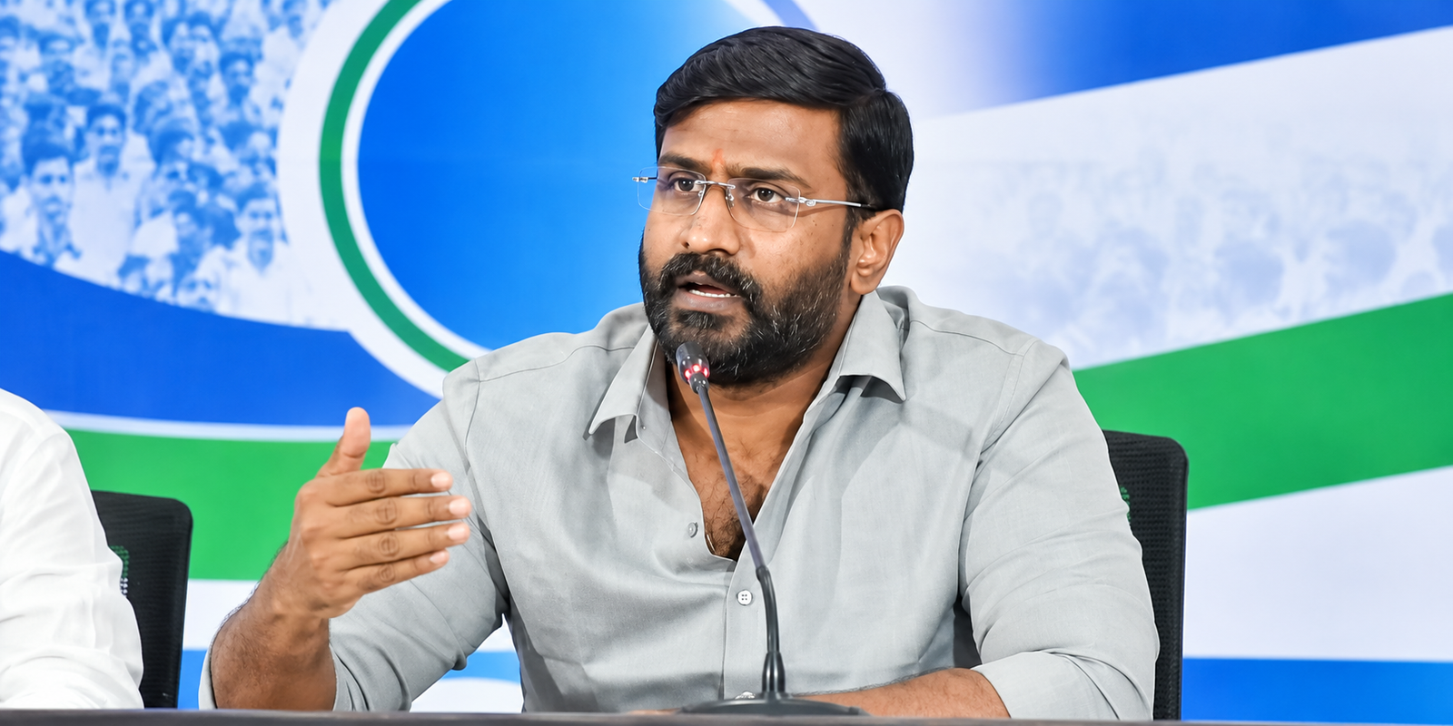 Venkat Balmur raises allegations against KTR over Deccan Sarai Hotel business.