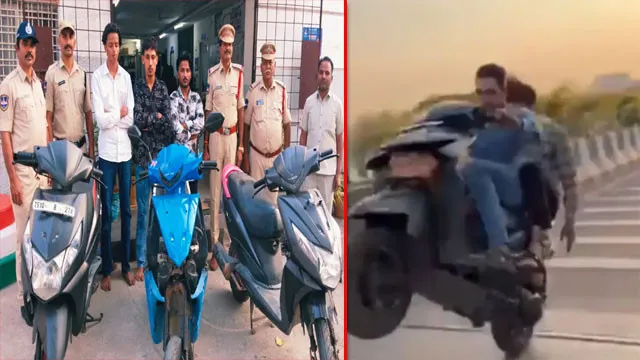 Hyderabad police arrest youths over dangerous bike stunts