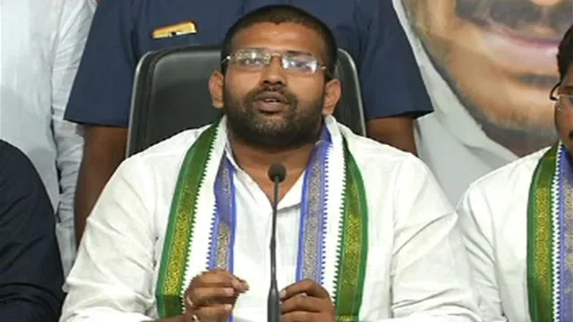 Jakkampudi Raja speaks to the media over the MPTC election dispute.