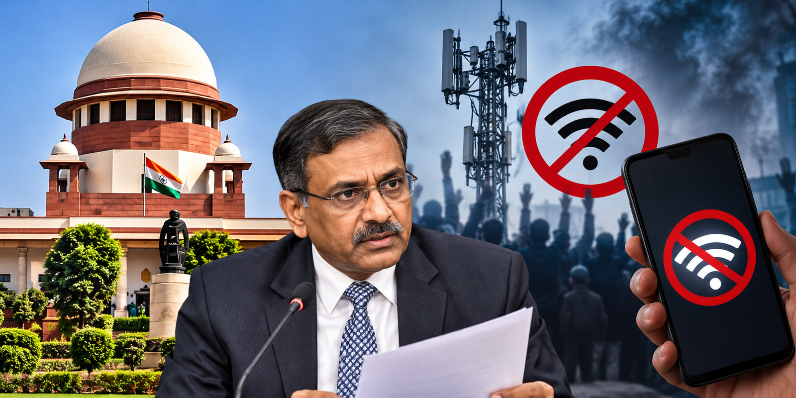 Central government affidavit on Delhi internet restrictions in Supreme Court