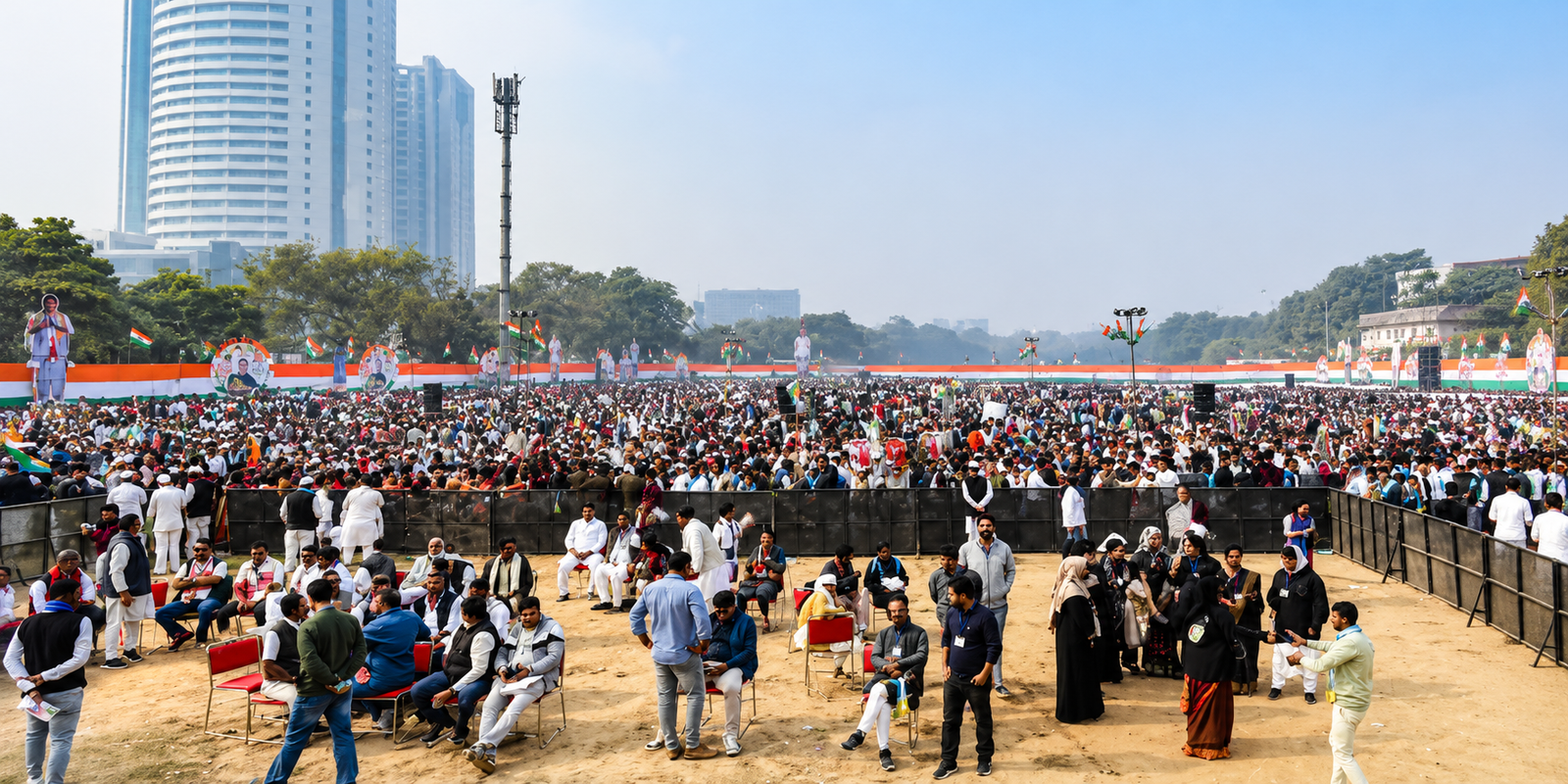 Ramlila Maidan in Delhi designated as a new protest venue.
