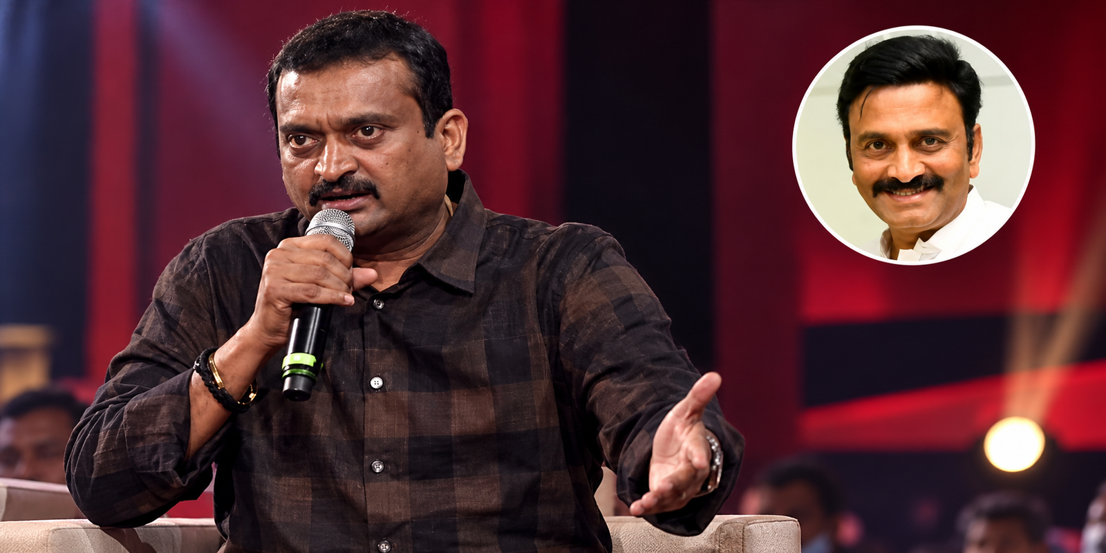 Bandla Ganesh praises Raghurama Krishnam Raju for his political struggle.