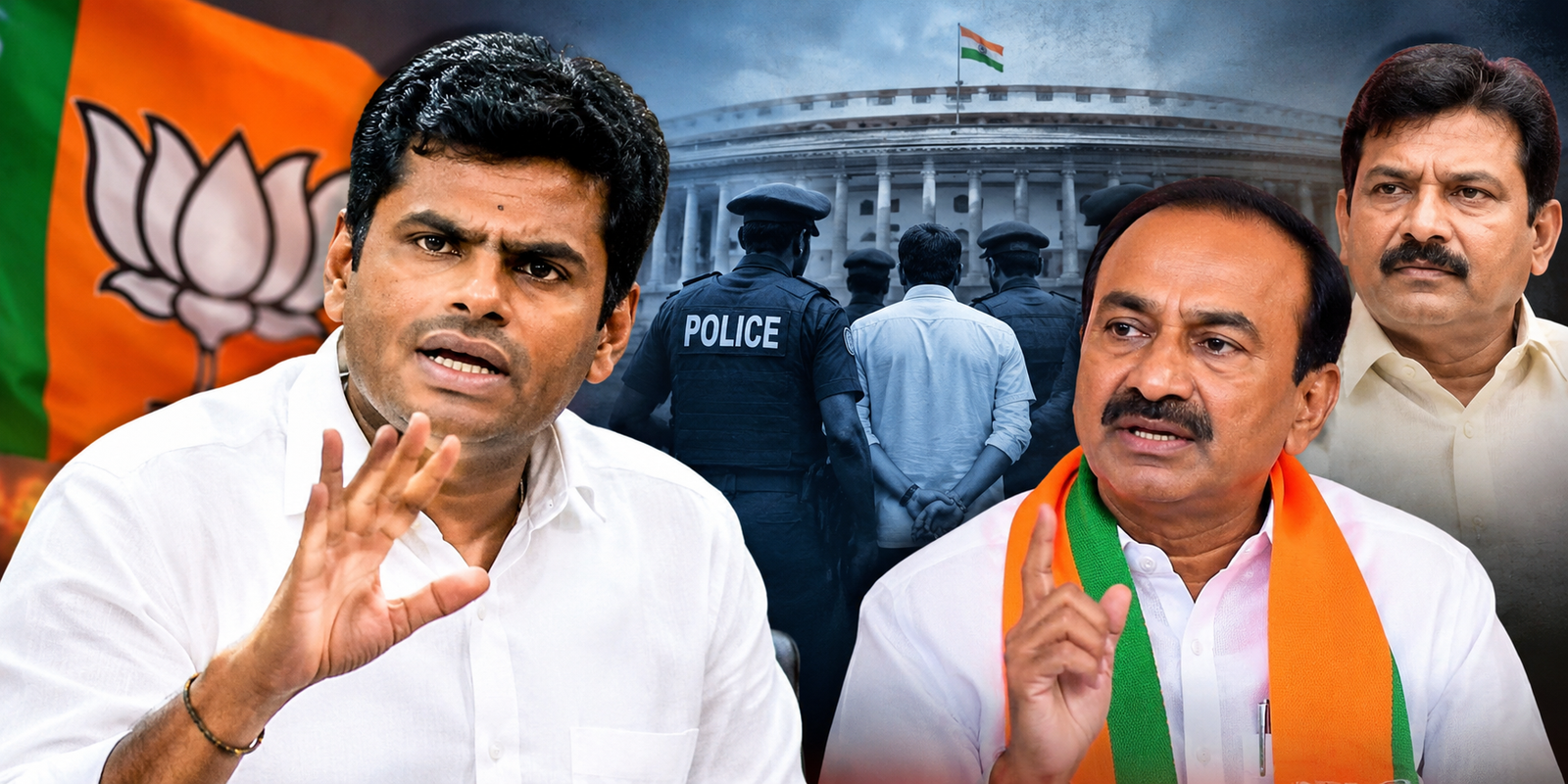 K Annamalai criticises BJP over arrests of CJ Party leaders.