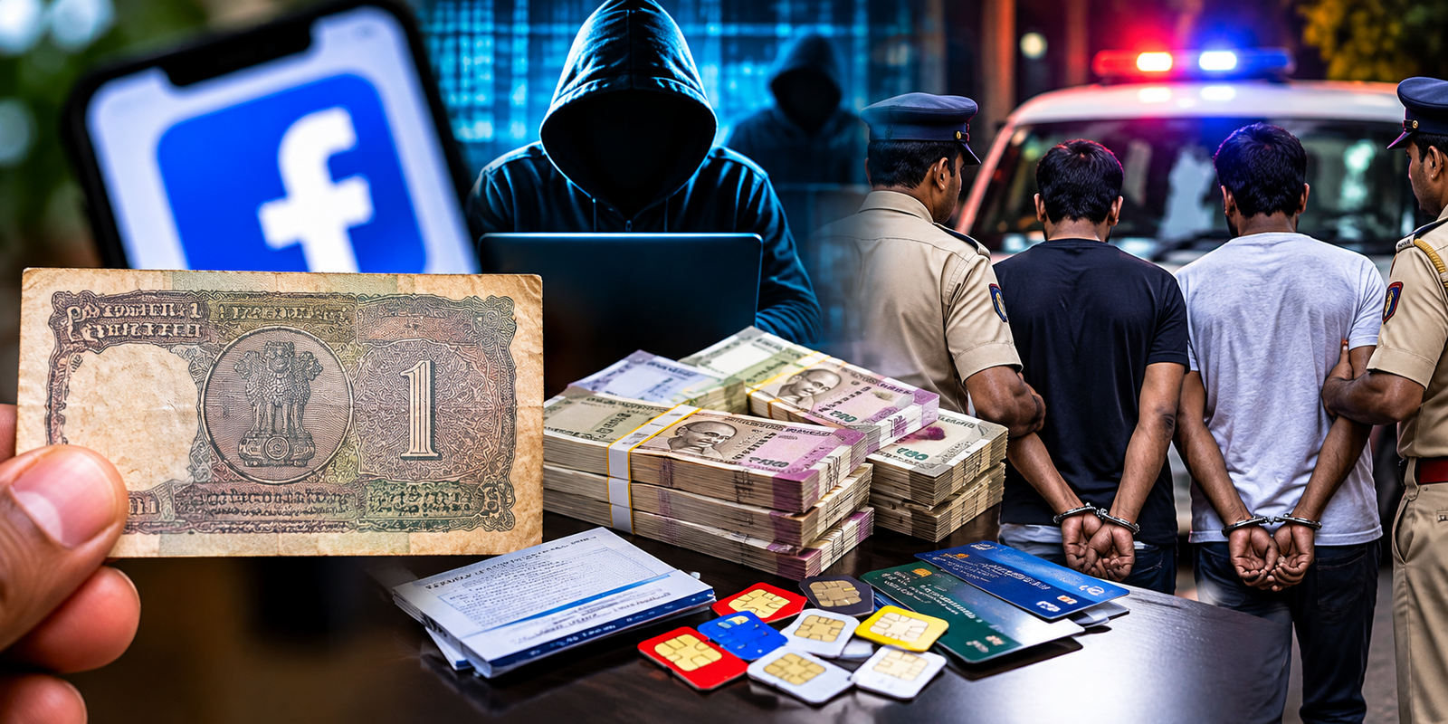 Hyderabad cyber crime police arrest accused in an old currency note scam.