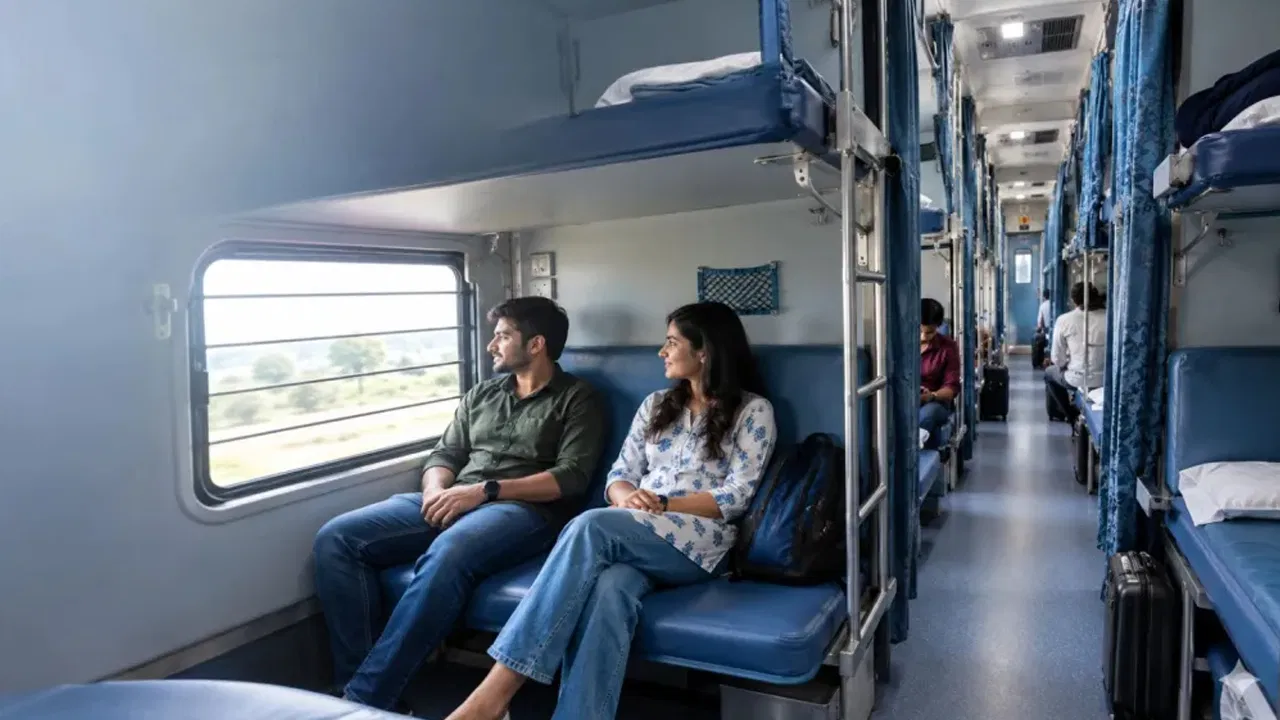 Indian Railways RAC ticket and train journey information