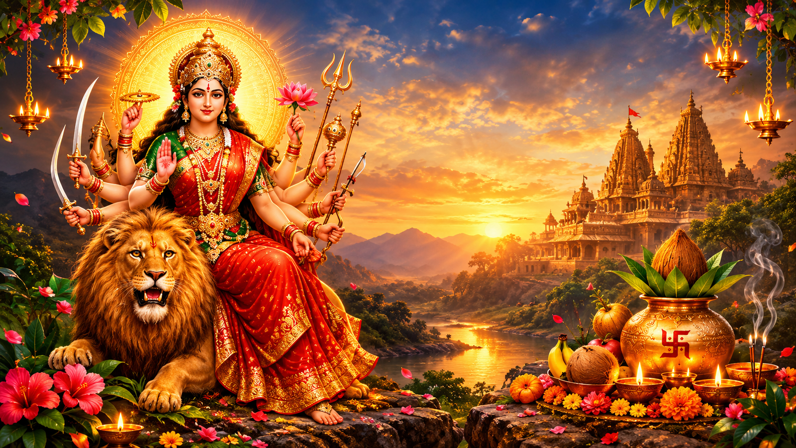 Navratri fasting and spiritual practice during nine sacred nights