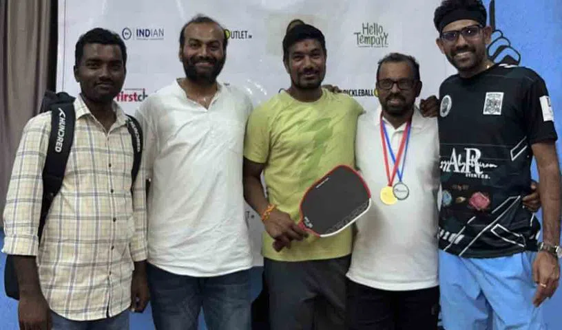 Pickleball Road to Nationals tournament winners in Hyderabad, Telangana.