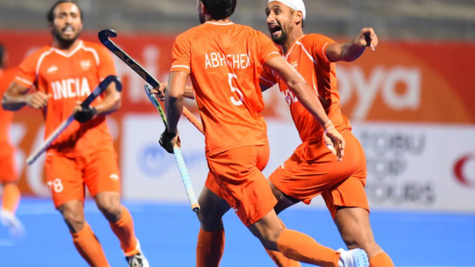 Indian men’s hockey team celebrates Asian Games gold medal